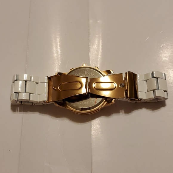 NWT WATCH Olivia Pratt designed White Ceramic Rose Gold - Picture 6 of 9